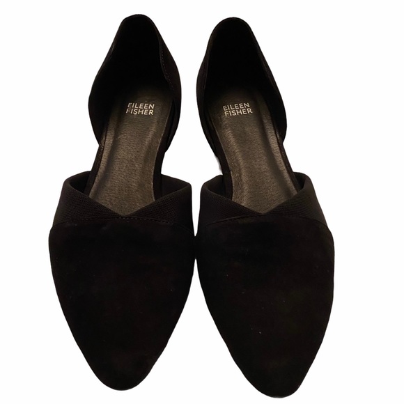 Eileen Fisher Asha-Su Pointed Toe Black, Size 10